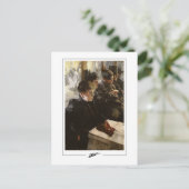 Anders Zorn #217 - Kunstmatig Briefkaart (Staand voorkant)