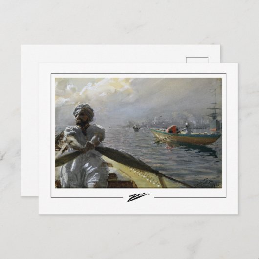 Anders Zorn #259 - Kunstmatig Briefkaart (Voorkant / Achterkant)