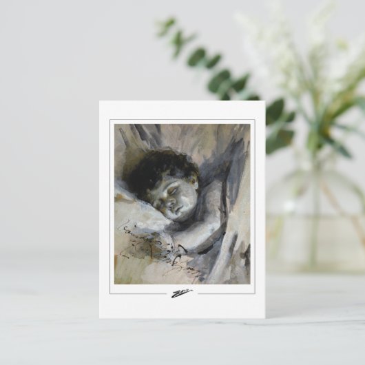 Anders Zorn #276 - Kunstmatig Briefkaart (Staand voorkant)