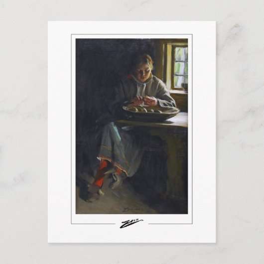 Anders Zorn #277 - Kunstmatig Briefkaart (Voorkant)