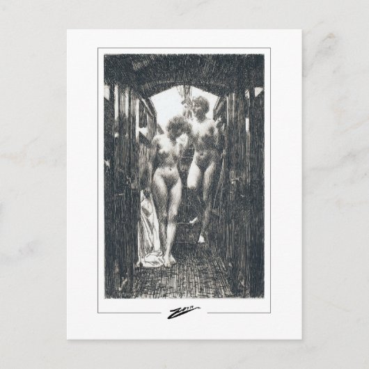 Anders Zorn #279 - Kunstmatig Briefkaart (Voorkant)