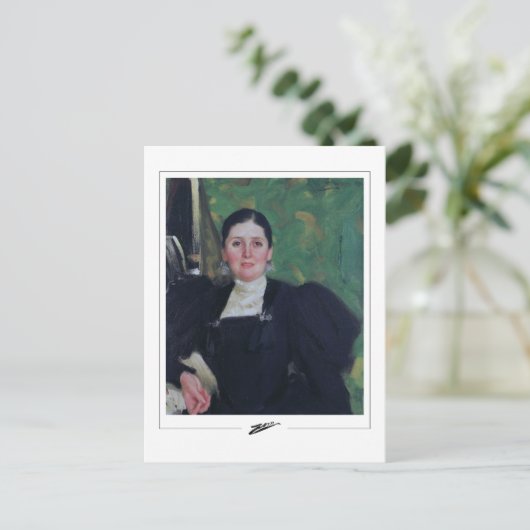 Anders Zorn #308 - Kunstmatig Briefkaart (Staand voorkant)