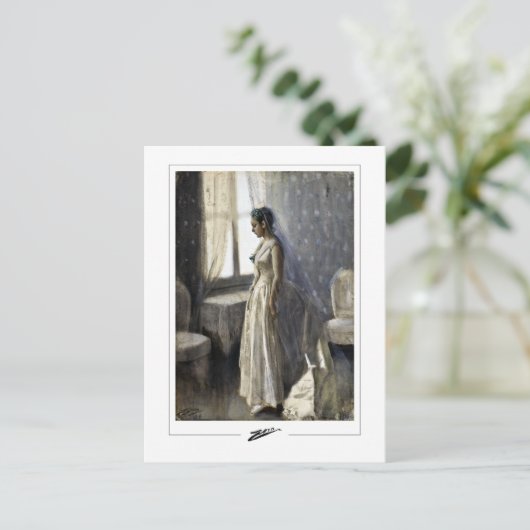 Anders Zorn #316 - Kunstmatig Briefkaart (Staand voorkant)