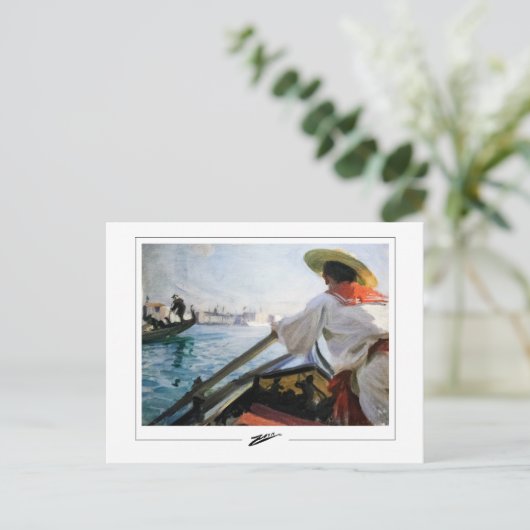 Anders Zorn #319 - Kunstmatig Briefkaart (Staand voorkant)