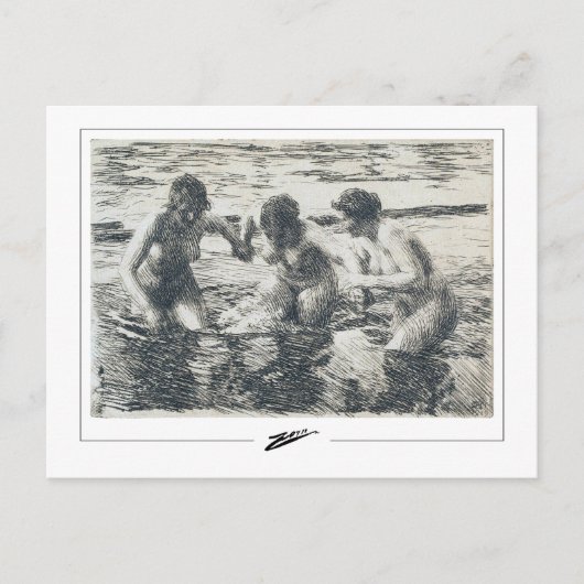 Anders Zorn #328 - Kunstkaart Briefkaart (Voorkant)