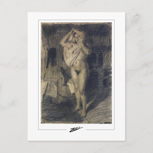 Anders Zorn #335 - Kunstmatig Briefkaart (Voorkant)