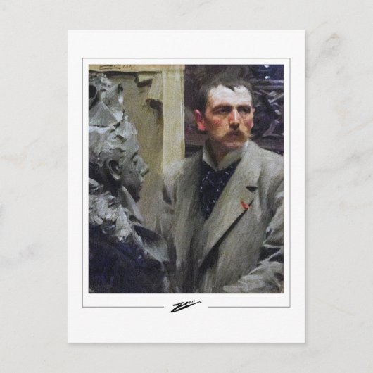 Anders Zorn #33 - Kunstmatig Briefkaart (Voorkant)