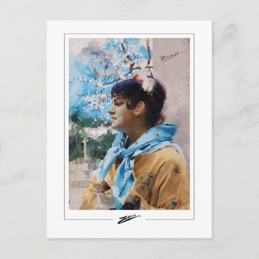 Anders Zorn #353 - Kunstmatig Briefkaart (Voorkant)