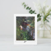 Anders Zorn #3 - Briefkaart met fijne kunst (Staand voorkant)