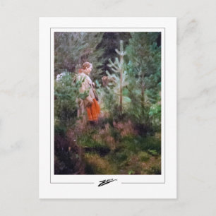 Anders Zorn #7 - Briefkaart met fijne kunst