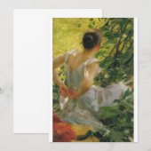 Anders Zorn - damesverband Kaart (Voorkant / Achterkant)