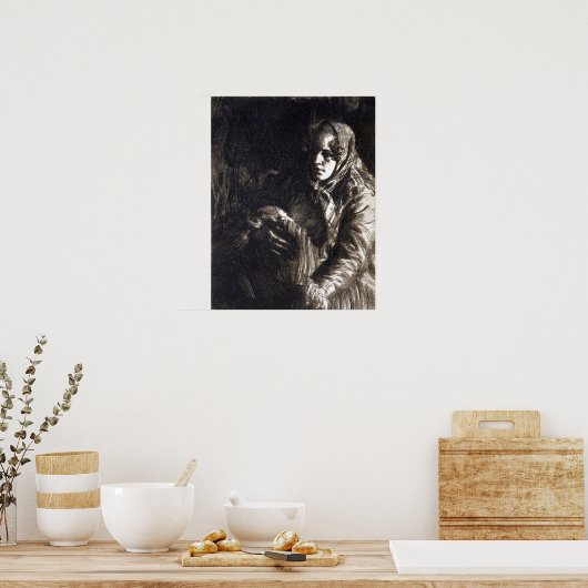 Anders Zorn Madonna Poster (Keuken)