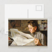 Anders Zorn Portrait van Emma CC0069 Briefkaart (Voorkant / Achterkant)