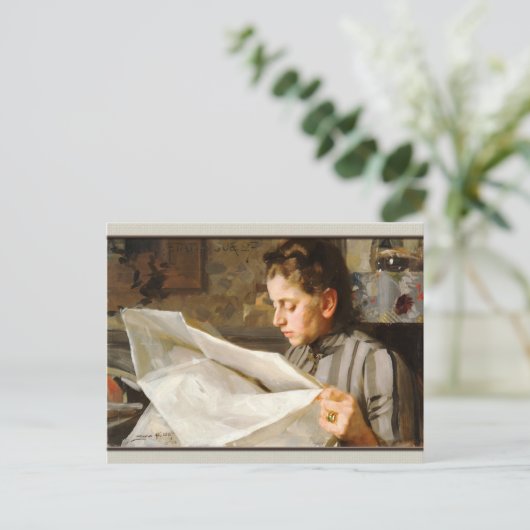 Anders Zorn Portrait van Emma CC0069 Briefkaart (Staand voorkant)