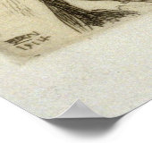 anders zorn , portret van een meisje , etching poster (Hoek)