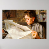 Anders Zorn - Poster Cr0275 lezen (Voorkant)