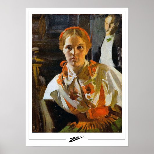 Anders Zorn Zedign Art Poster #10 (Voorkant)