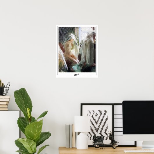 Anders Zorn Zedign Art Poster #12 (Thuiskantoor)