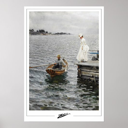 Anders Zorn Zedign Art Poster #128 (Voorkant)