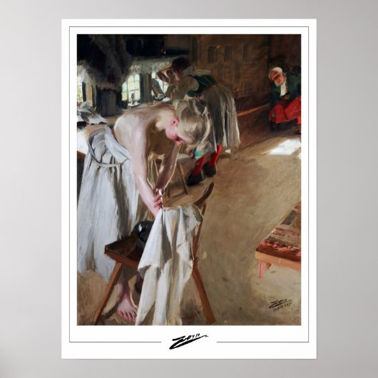 Anders Zorn Zedign Art Poster #178 (Voorkant)
