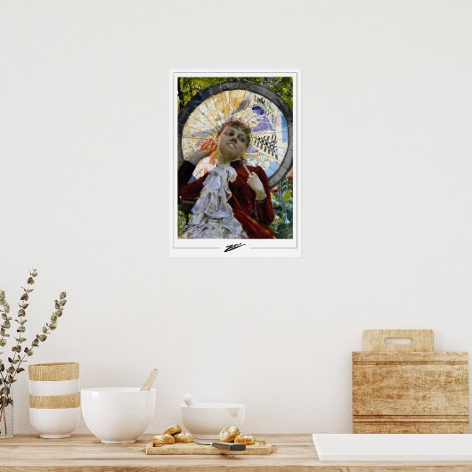 Anders Zorn Zedign Art Poster #22 (Keuken)