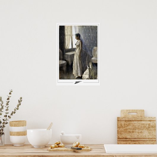 Anders Zorn Zedign Art Poster #316 (Keuken)