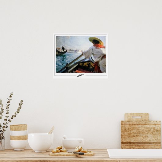 Anders Zorn Zedign Art Poster #319 (Keuken)