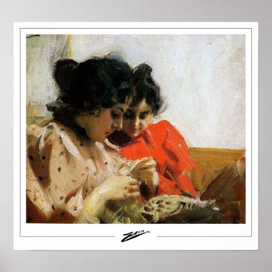 Anders Zorn Zedign Art Poster #330 (Voorkant)
