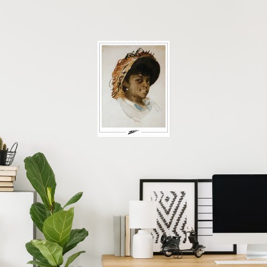 Anders Zorn Zedign Art Poster #347 (Thuiskantoor)