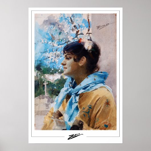 Anders Zorn Zedign Art Poster #353 (Voorkant)