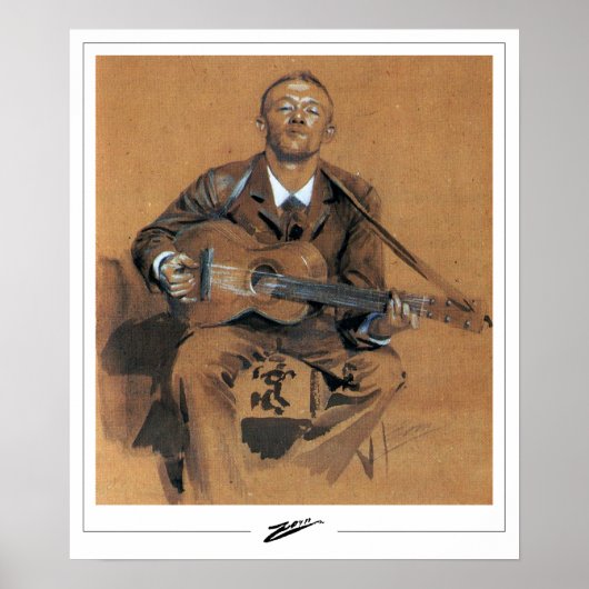 Anders Zorn Zedign Art Poster #376 (Voorkant)