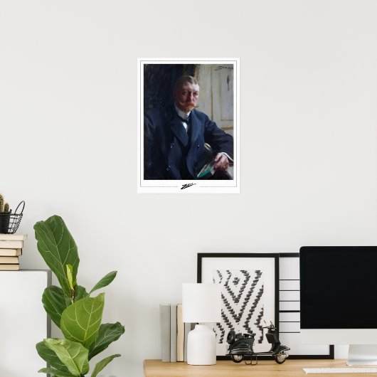 Anders Zorn Zedign Art Poster #384 (Thuiskantoor)