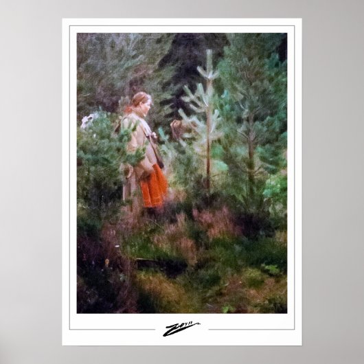 Anders Zorn Zedign Art Poster #7 (Voorkant)
