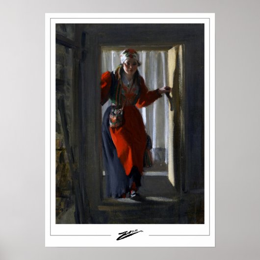 Anders Zorn Zedign Art Poster #80 (Voorkant)