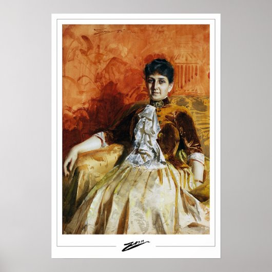 Anders Zorn Zedign Art Poster #89 (Voorkant)