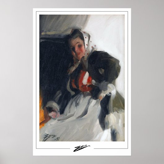 Anders Zorn Zedign Kunstposter #368 Poster (Voorkant)