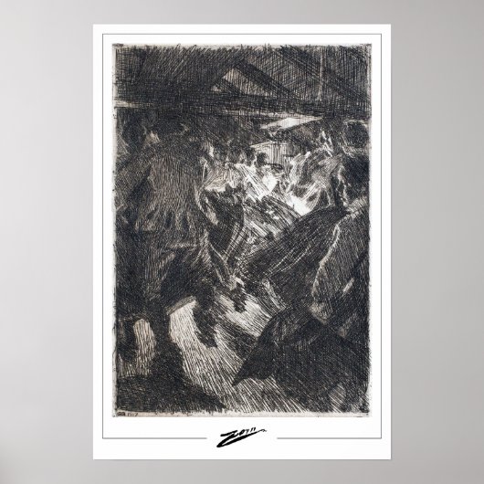 Anders Zorn Zedign Kunstposter #371 Poster (Voorkant)