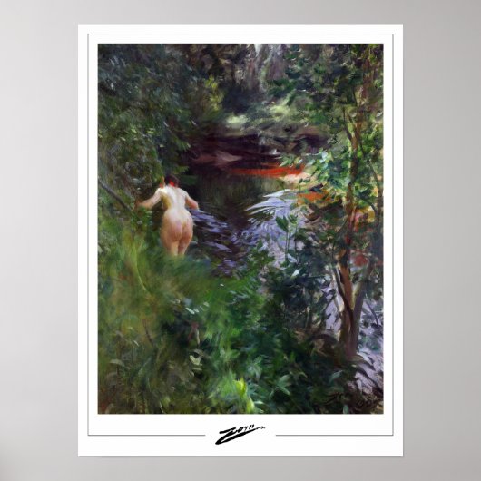 Anders Zorn Zedign Kunstposter #3 Poster (Voorkant)