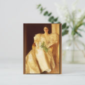 Anders Zorn's portret van mevrouw Eben Richards Briefkaart (Staand voorkant)