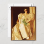 Anders Zorn's portret van mevrouw Eben Richards Briefkaart (Voorkant / Achterkant)