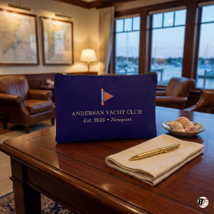 Andersan Jachtclub Aangepaste Marine Naautical New Etui