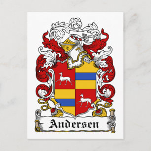 Andersen Family Crest Briefkaart