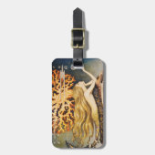 Andersen: Kleine Mermaid Tekening Bagagelabel (Voorkant verticaal)