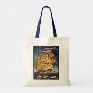 Andersen: Kleine Mermaid Tekening Tote Bag