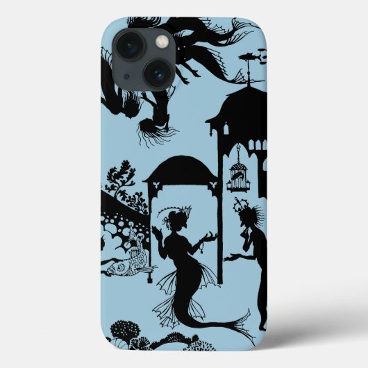 Andersen: Kleine Zeemeermin Silhouet Case-Mate iPhone Case (Achterkant)