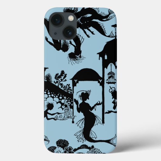 Andersen: Kleine Zeemeermin Silhouet Case-Mate iPhone Case (Achterkant)