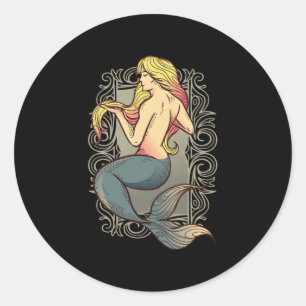 ANDERSEN LITTLE MERMAID NOUVEAU RONDE STICKER