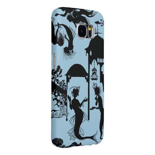 Andersen: Little Mermaid Silhouette Case-Mate Samsung Galaxy Hoesje (Back/Rechts)