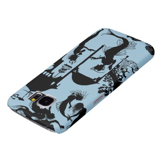 Andersen: Little Mermaid Silhouette Case-Mate Samsung Galaxy Hoesje (Onderkant)