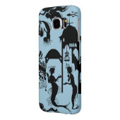 Andersen: Little Mermaid Silhouette Case-Mate Samsung Galaxy Hoesje (Achterkant Links)